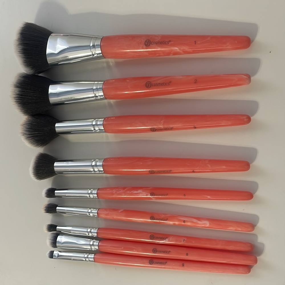Rose Quartz BH Cosmetics Brushes